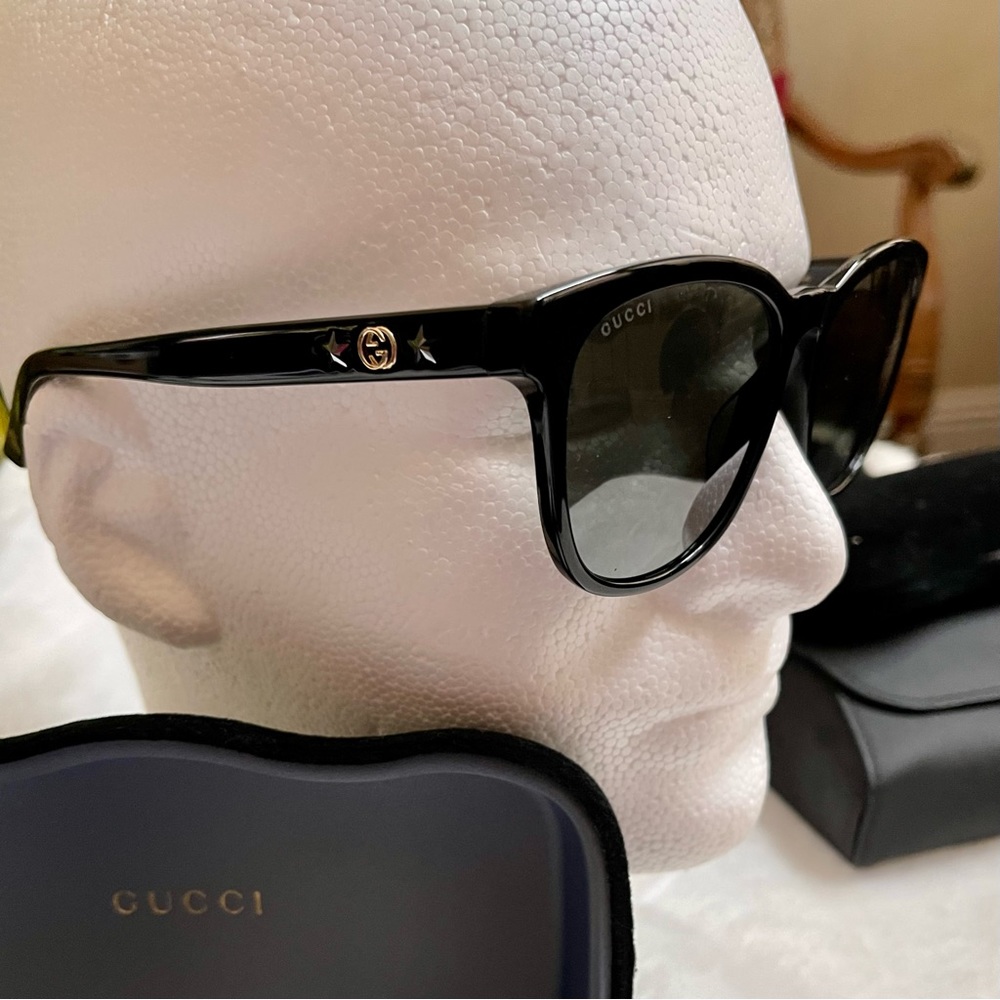 ✅ “GUCCI” 💯% Authentic 56mm Round Sunglasses